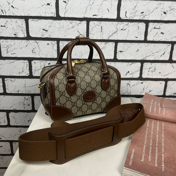 Сумка Gucci женский канва 145522-2