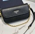 Сумка Prada женский кожа черный 181922-1