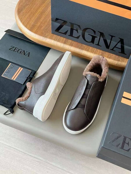 Мужские кеды Zegna мужской кожа 170237-2