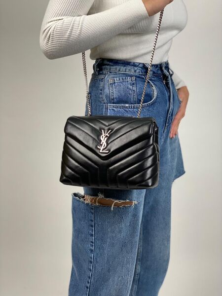 Сумка Saint Laurent женский кожа черный 77321-2