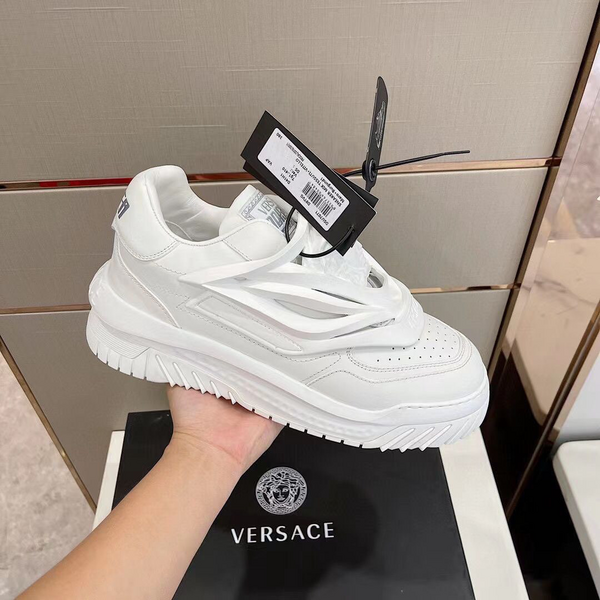 Кроссовки Versace женский кожа белый 36647-6