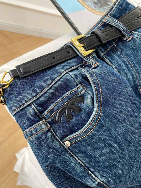Джинсы Chanel женский джинса синий 127285-2