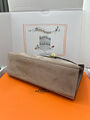 Сумка Hermèskelly Pochette женский замша графитовый 155744-7