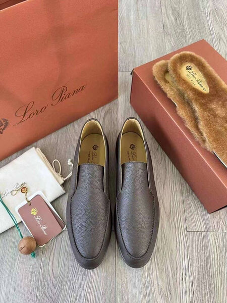 Мужские лоферы Loro Piana мужской кожа 135726-3