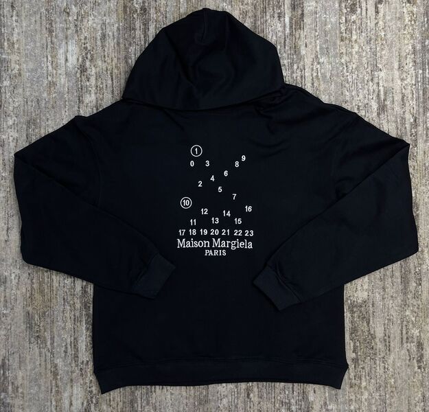 Мужское худи Maison Margiela мужской черный 143866