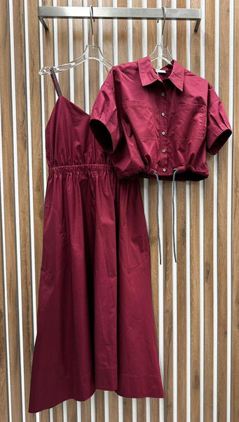 Платье Brunello Cucinelli женский бордовый 116148-3