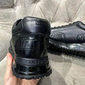 Мужские кроссовки Louis Vuitton мужской кожа черный 140506-5