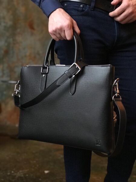 Мужской портфель Louis Vuitton мужской черный 52087-3