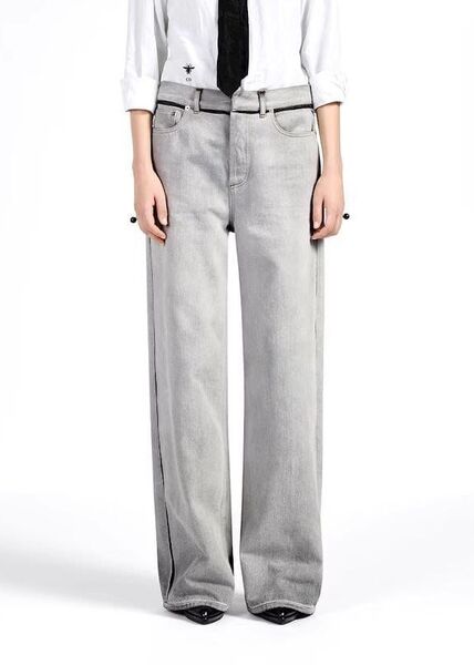 Брюки Christian Dior женский серебристый 126848