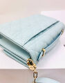 Сумка Christian Dior Handle женский кожа бирюзовый 152940-4