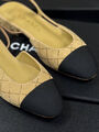 Туфли Chanel женский замша бежевый 182830-2