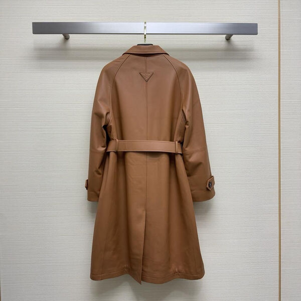 Плащ Prada женский кожа 125626-4