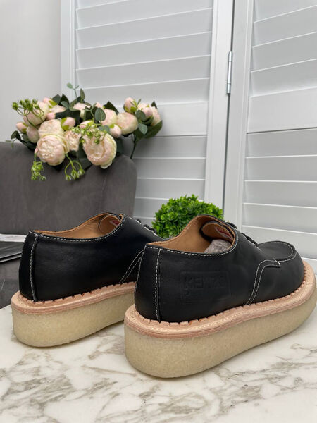 Ботинки Kenzo женский кожа черный 138538-5