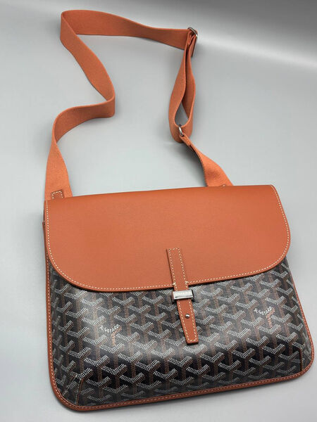 Мужская сумка мессенджер Goyard мужской кожа 195796