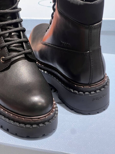 Ботинки Prada женский кожа черный 161832-3