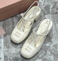Туфли Miu Miu женский кожа белый 115031-1