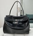 Сумка Balenciaga Rodeo женский кожа черный 152934-1