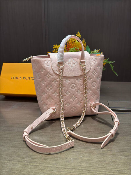 Рюкзак Louis Vuitton женский кожа розовый 174080-3