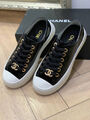 Кеды Chanel женский кожа черный 146139-2