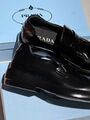 Лоферы Prada женский кожа черный 147666-3