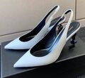 Туфли Saint Laurent женский кожа белый 101573-1