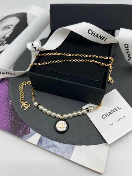 Колье Chanel черный 175882