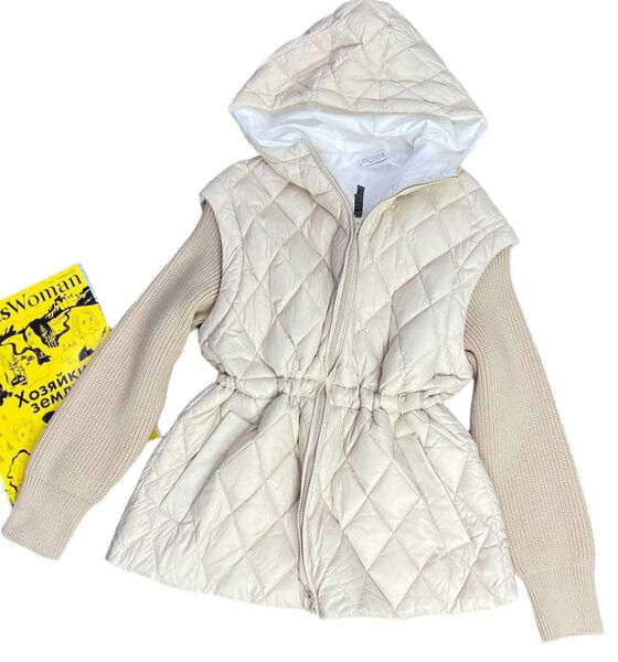Куртка Brunello Cucinelli женский бежевый 128107-2