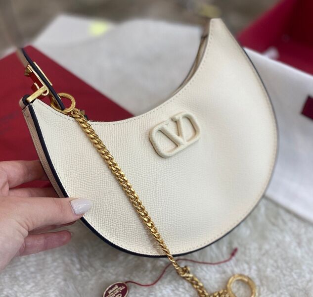 Сумка Valentino женский кожа белый 98738