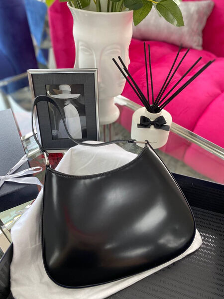 Сумка Prada Cleo женский кожа черный 77237-3