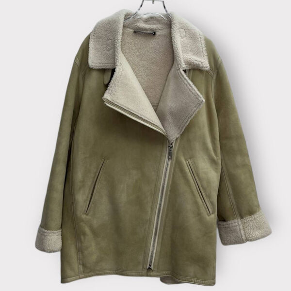 Дубленка Acne Studios женский болотный 166451-2