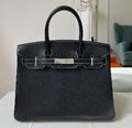 Сумка Hermès Birkin 30 женский кожа черный 153073-1
