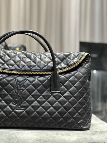 Дорожная сумка Saint Laurent мужской кожа черный 120933-7