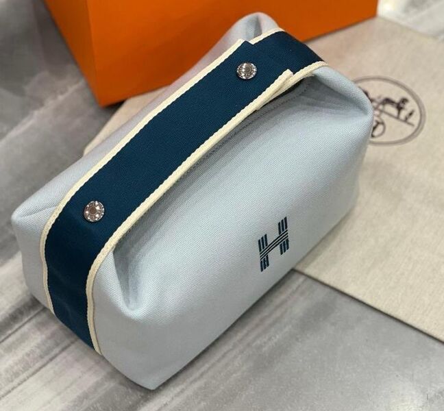 Косметичка Hermès женский текстиль болотный 98449