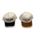 Кепка Celine женский натуральный мех бежевый 25917-2
