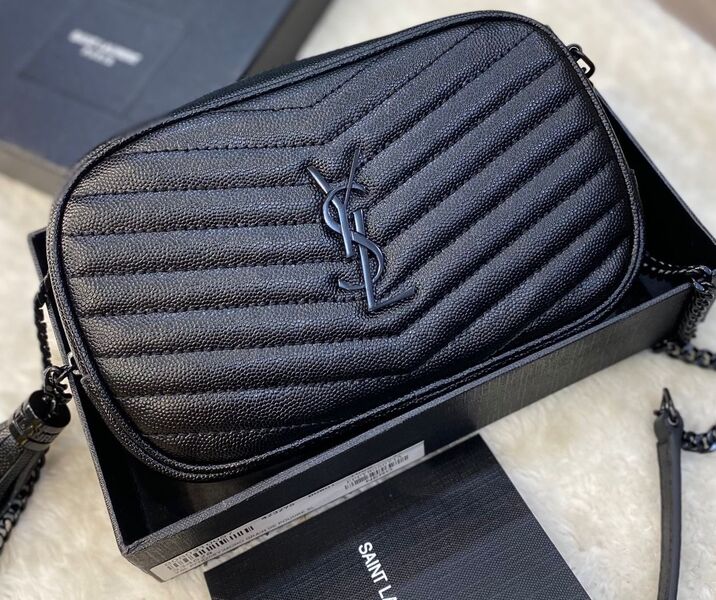 Сумка Saint Laurent женский кожа черный 97077