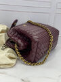 Сумка Bottega Veneta женский кожа бордовый 159127-2