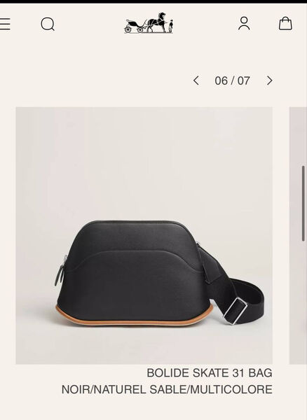 Сумка Hermès женский кожа черный 156422-3