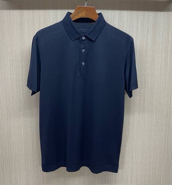 Мужское поло Zegna мужской синий 184023