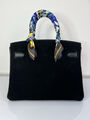 Сумка Hermès Birkin 30 женский замша черный 140089-3