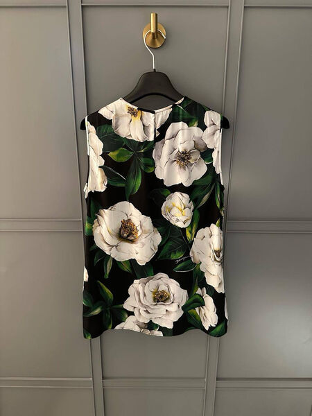 Костюм Dolce & Gabbana женский шелк болотный 184719-4