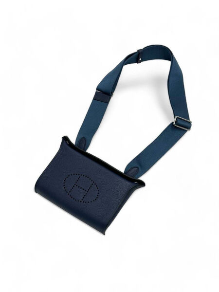 Мужская сумка слинг Hermès мужской кожа синий 120961-2