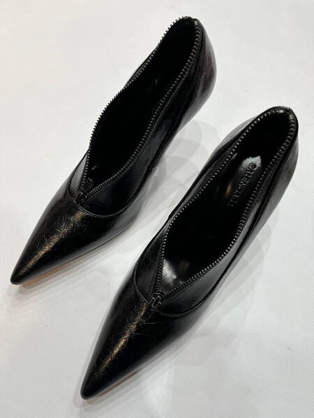 Туфли Balenciaga женский кожа черный 145967-4