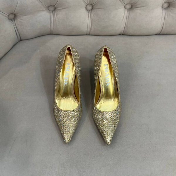 Туфли Prada женский кожа бронзовый 134553-3