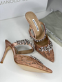 Туфли Manolo Blahnik женский бежевый 80825-2
