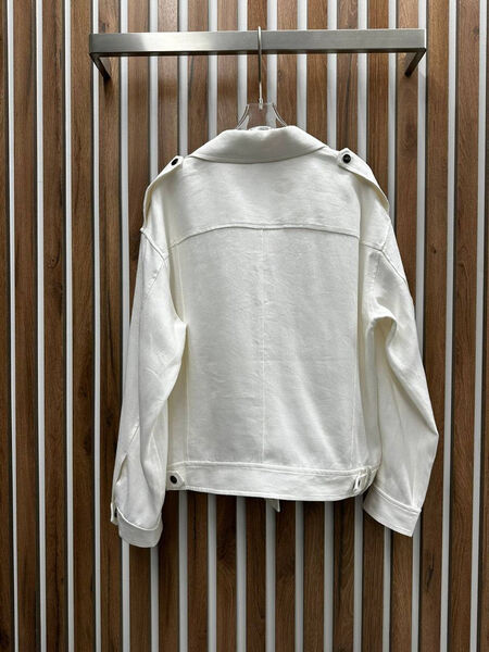 Куртка Brunello Cucinelli женский джинса белый 141799-5