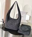 Сумка Chanel женский текстиль черный 193886-1