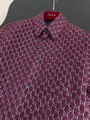 Рубашка Gucci женский бордовый 195705-3