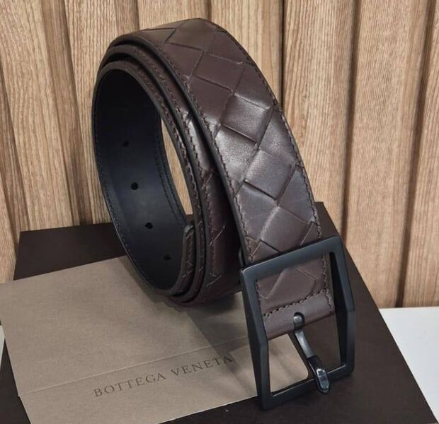 Мужской ремень Bottega Veneta мужской кожа 184860