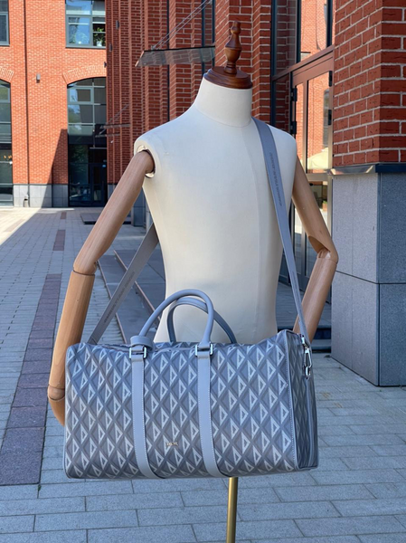 Дорожная сумка Christian Dior мужской кожа бирюзовый 19132-6