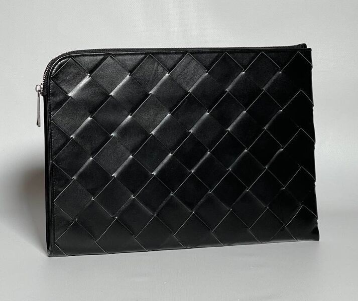 Мужская папка Bottega Veneta мужской кожа черный 149931